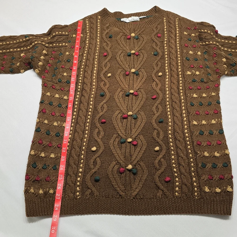 Vintage Anne Klein Brown Sweater - Picture 5 of 7